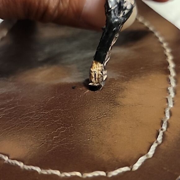 Tory burch Snakeskin Ankle Strap Sandals Brown Size 7 - Picture 6 of 6